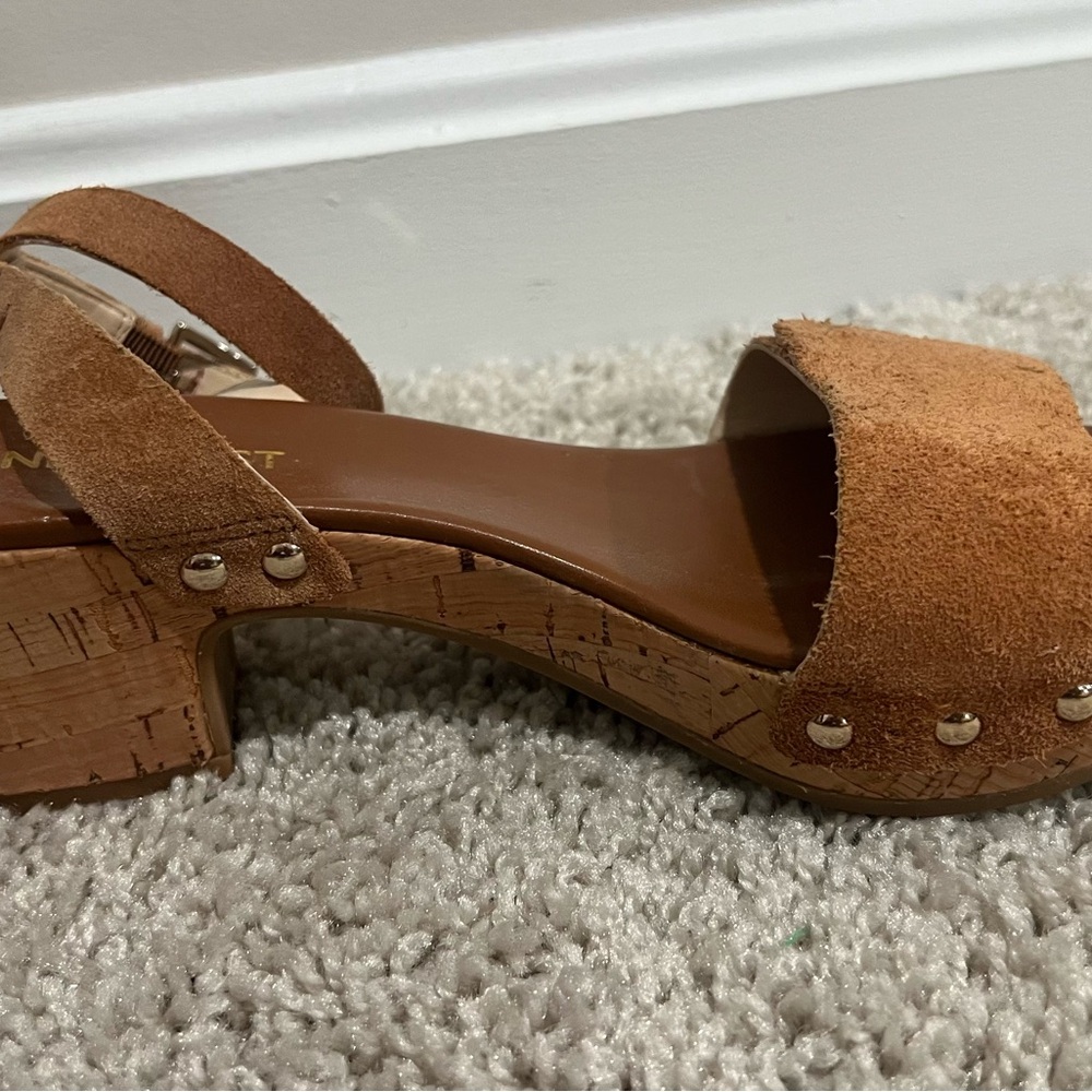 Nine West Tan Sandals with Ankle Strap - Picture 10 of 11